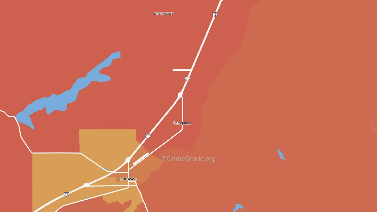 84760, UT Map of Drug-Related Crime Rates