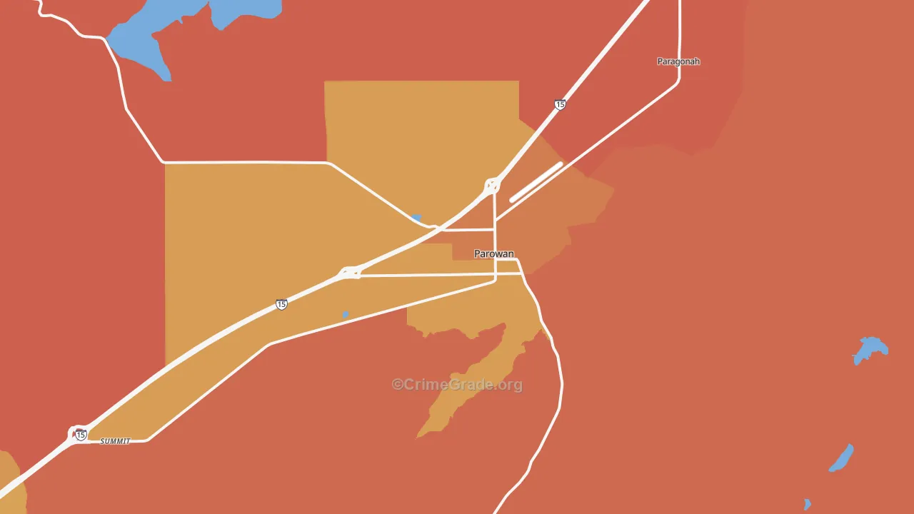 84761, UT Map of Drug-Related Crime Rates