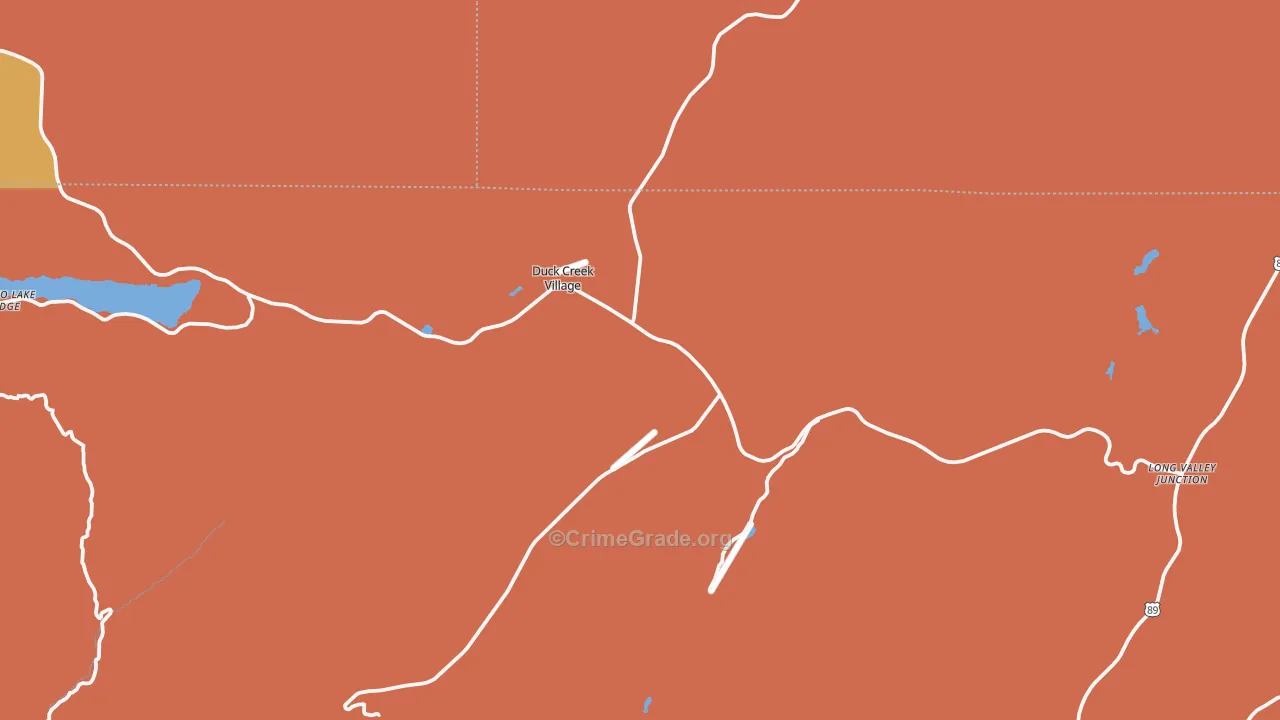 84762, UT Map of Drug-Related Crime Rates