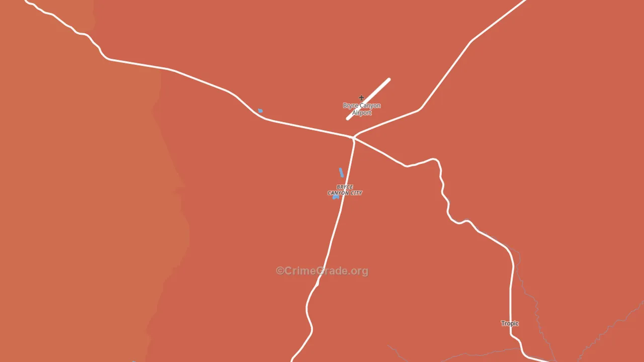 84764, UT Map of Drug-Related Crime Rates