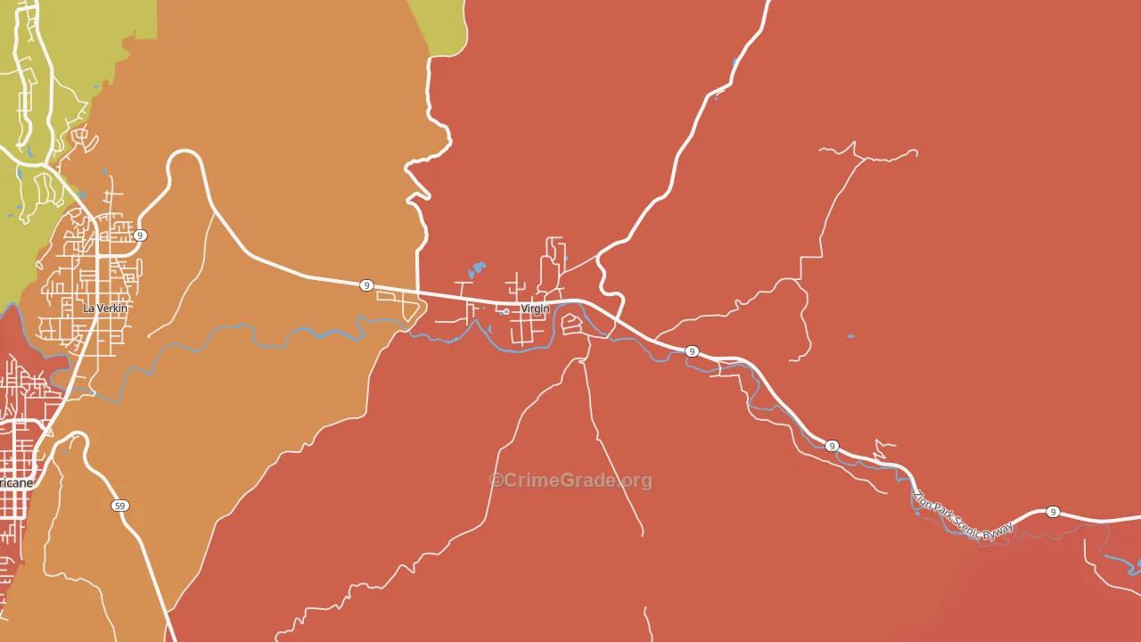 84779, UT Map of Drug-Related Crime Rates