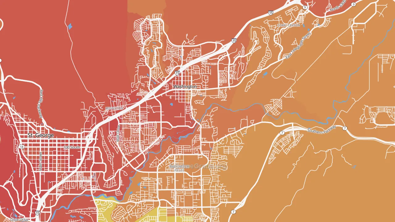 84780, UT Map of Drug-Related Crime Rates