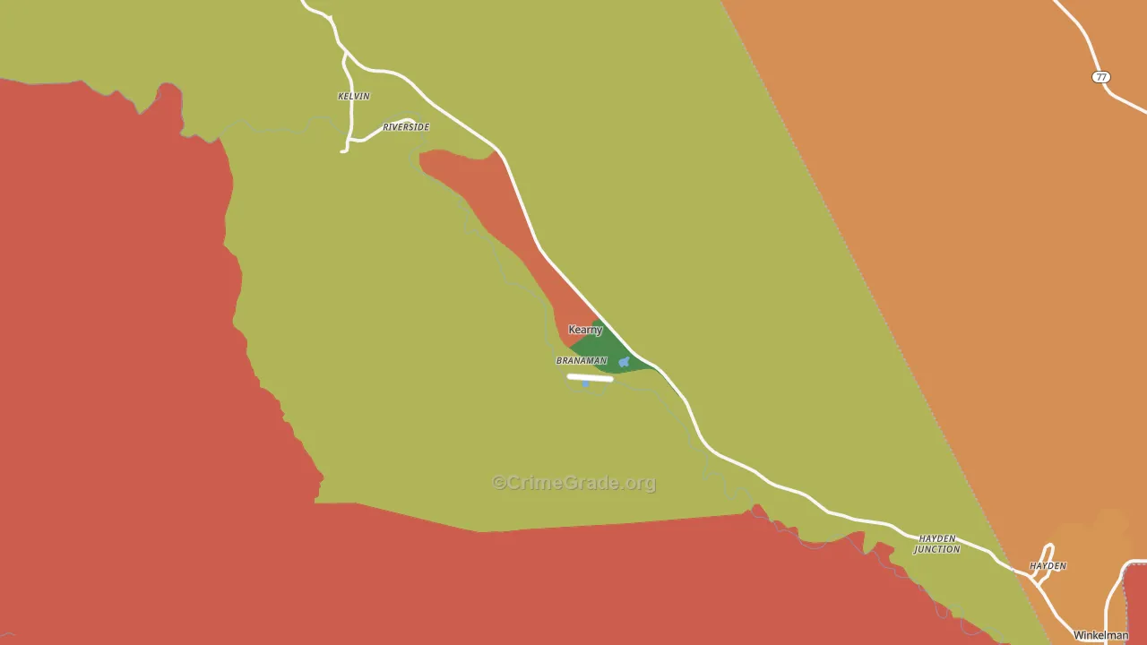 85137, AZ Map of Drug-Related Crime Rates