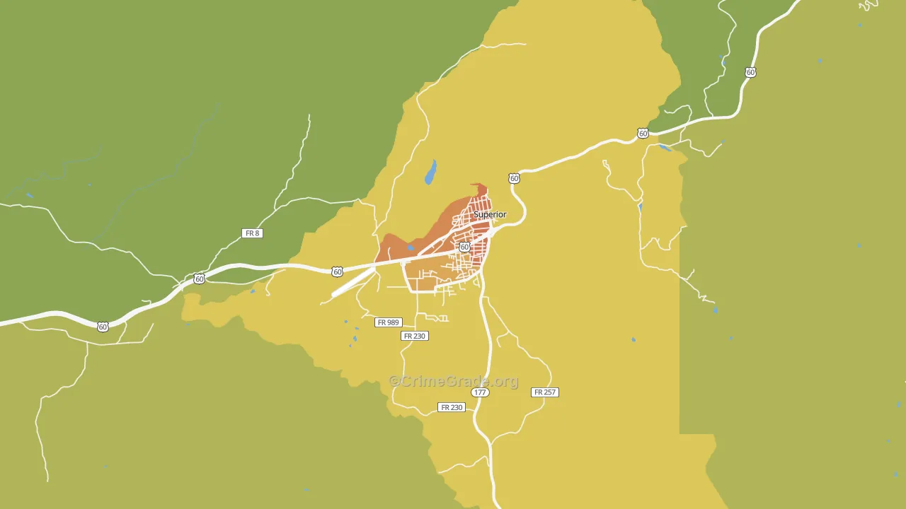 85173, AZ Map of Drug-Related Crime Rates