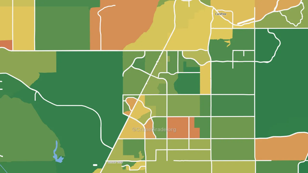85331, AZ Map of Drug-Related Crime Rates