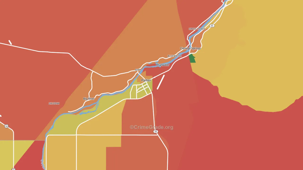 85344, AZ Map of Drug-Related Crime Rates