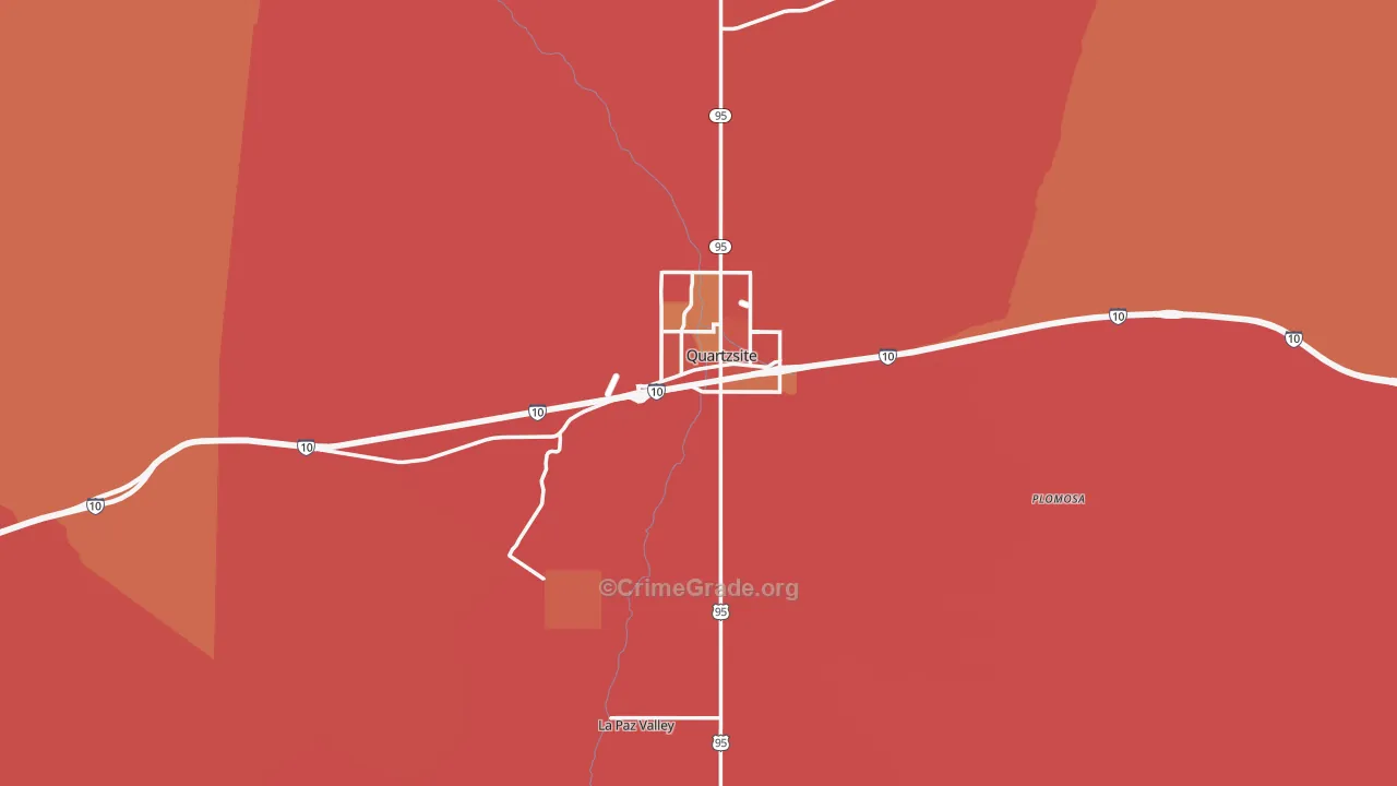 85346, AZ Map of Drug-Related Crime Rates