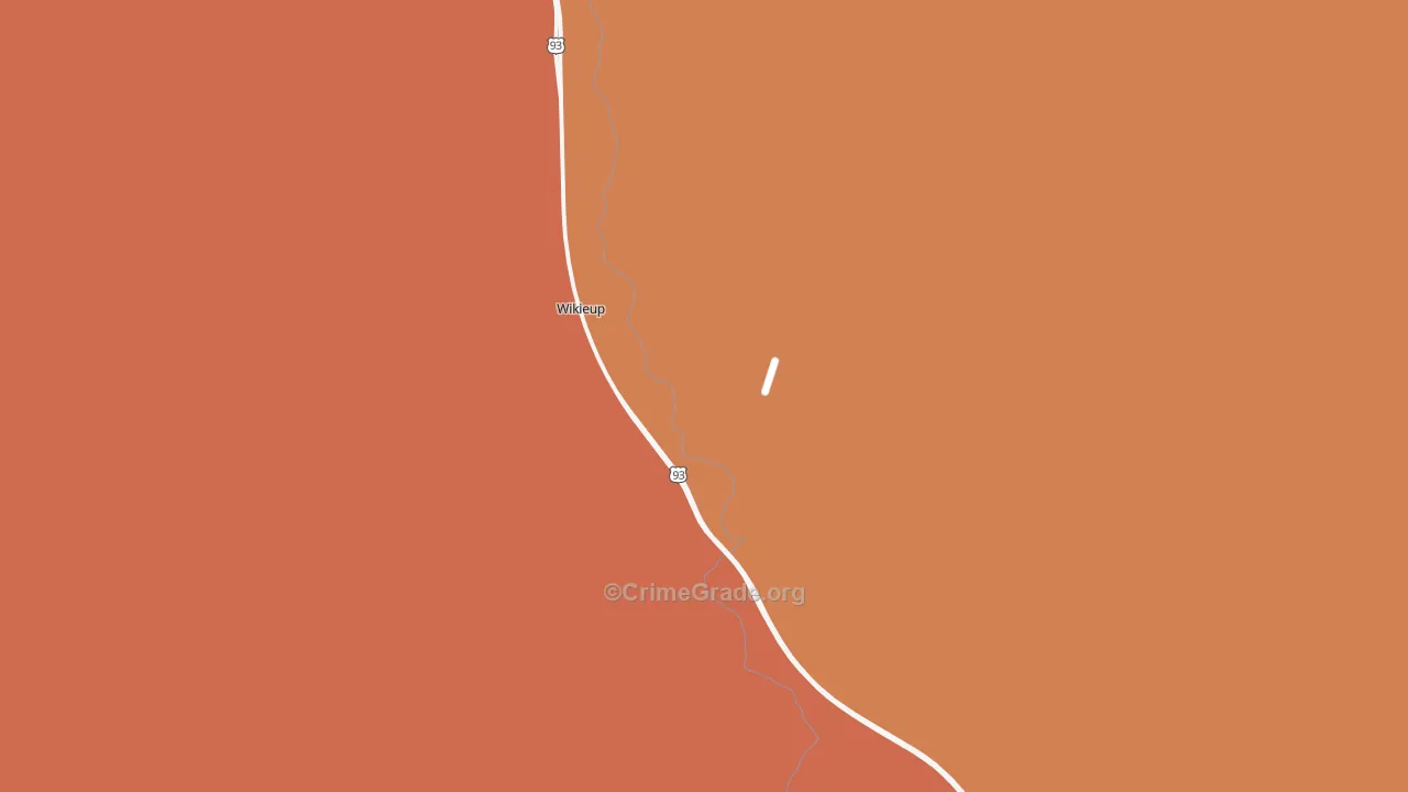 85360, AZ Map of Drug-Related Crime Rates