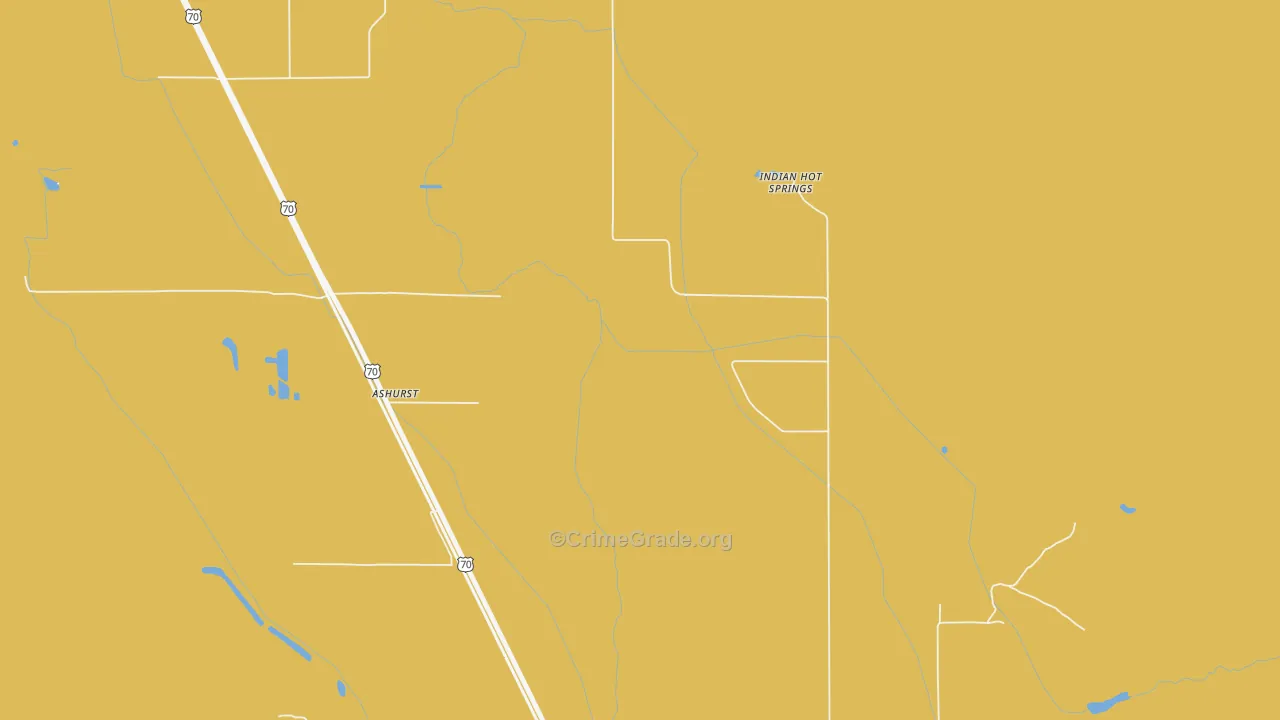 85535, AZ Map of Drug-Related Crime Rates