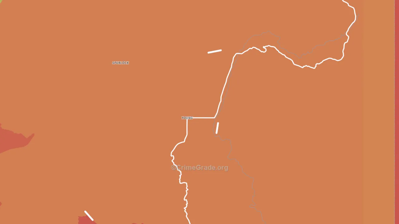 85554, AZ Map of Drug-Related Crime Rates