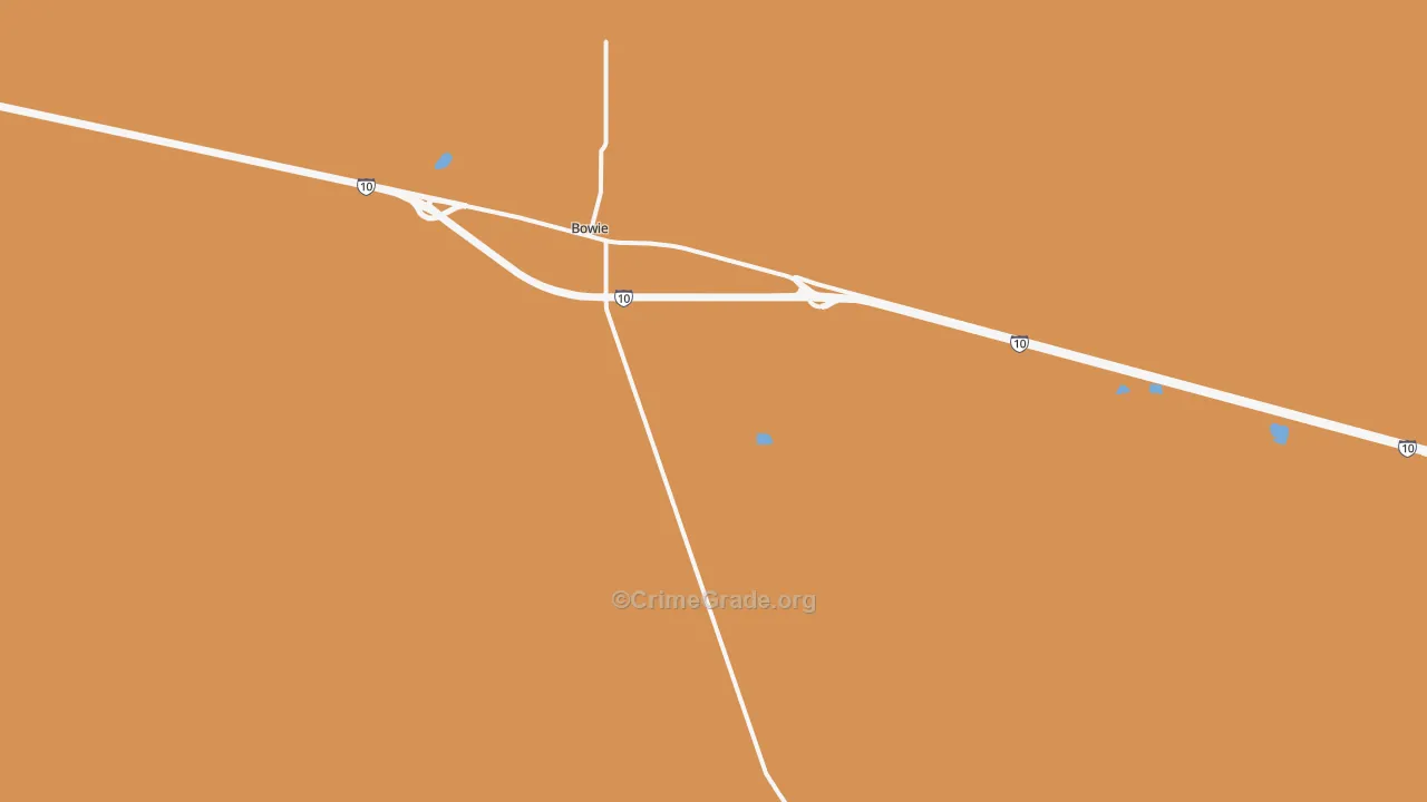 85605, AZ Map of Drug-Related Crime Rates