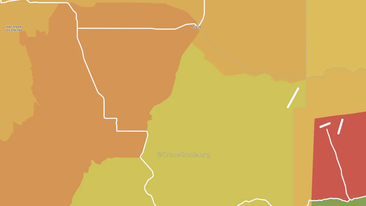85611, AZ Map of Drug-Related Crime Rates