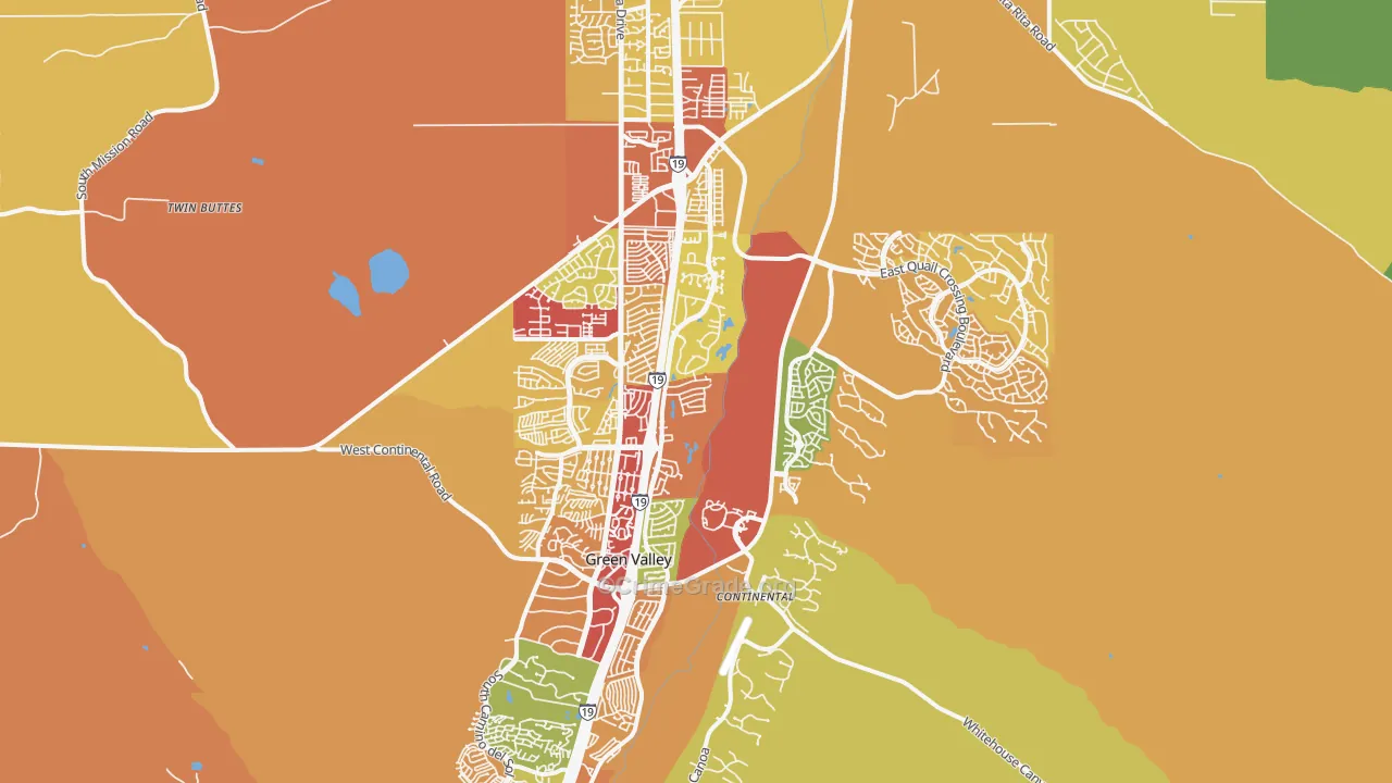 85614, AZ Map of Drug-Related Crime Rates
