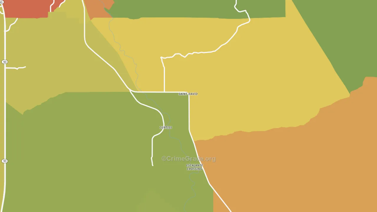 85630, AZ Map of Drug-Related Crime Rates