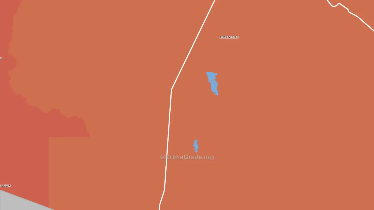85633, AZ Map of Drug-Related Crime Rates