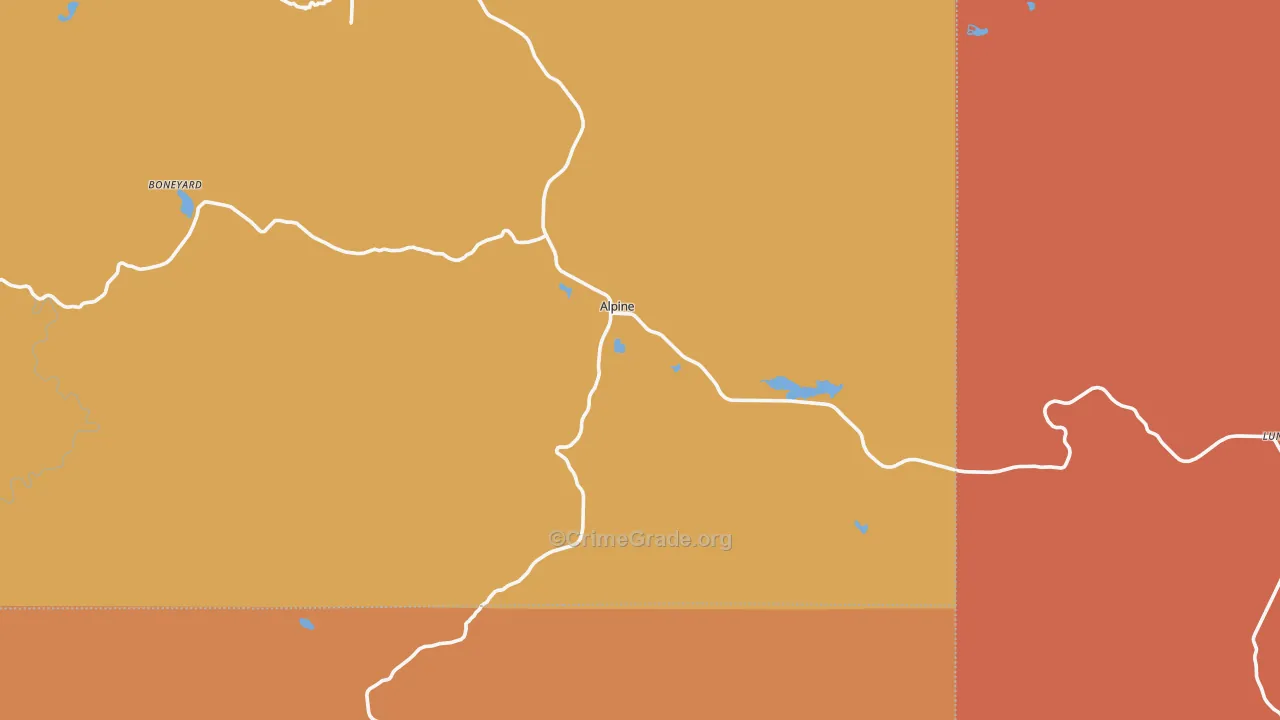 85920, AZ Map of Drug-Related Crime Rates
