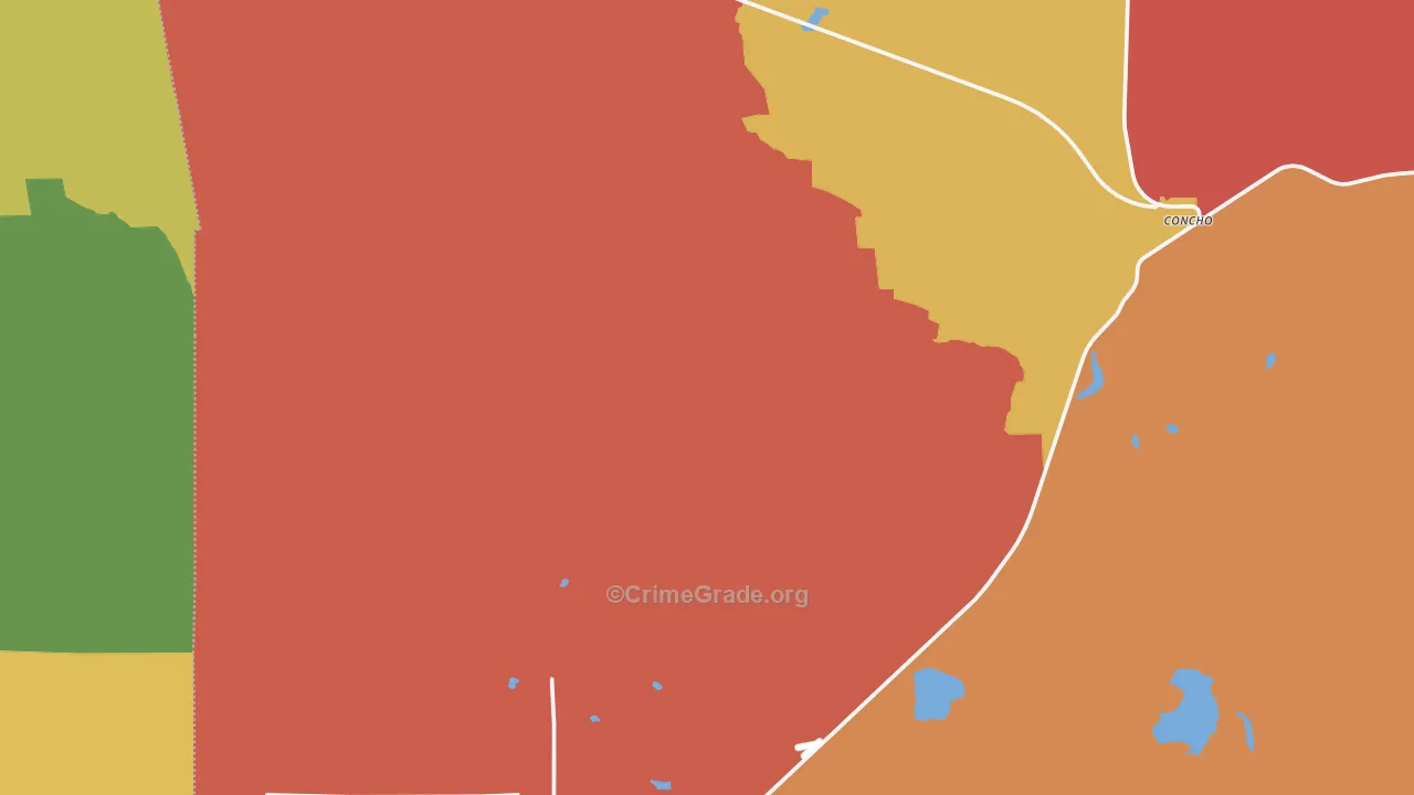 85924, AZ Map of Drug-Related Crime Rates