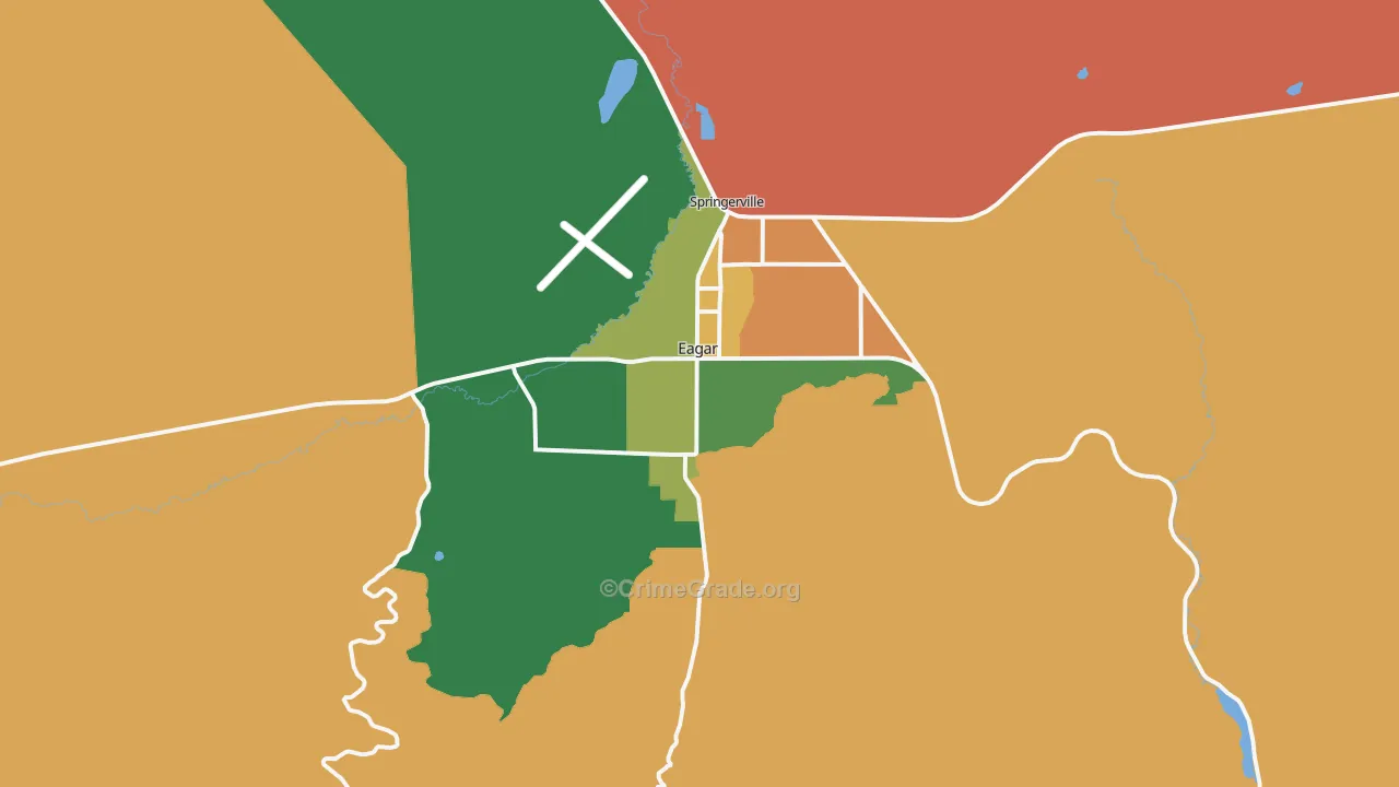 85925, AZ Map of Drug-Related Crime Rates