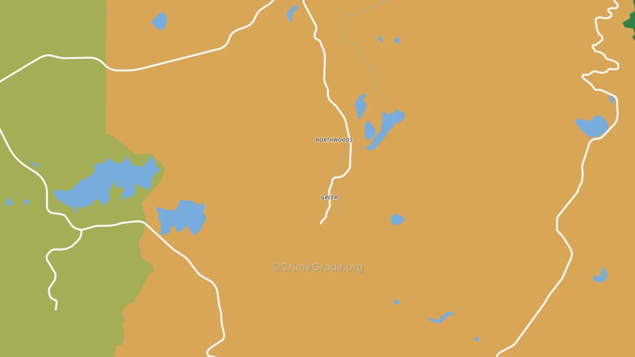 85927, AZ Map of Drug-Related Crime Rates