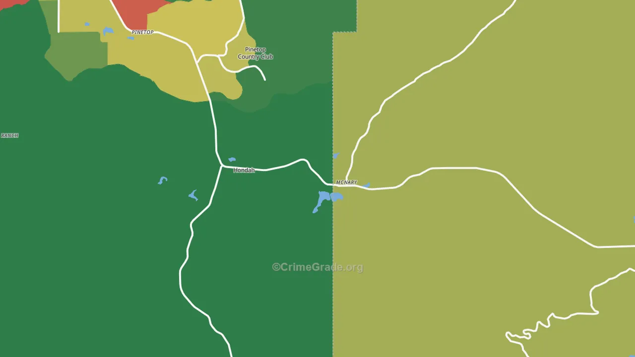 85930, AZ Map of Drug-Related Crime Rates