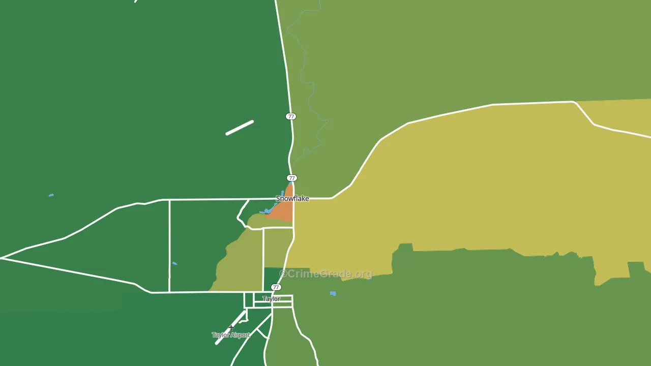 85937, AZ Map of Drug-Related Crime Rates