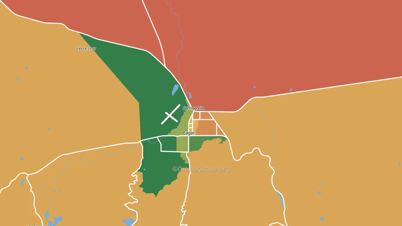 85938, AZ Map of Drug-Related Crime Rates
