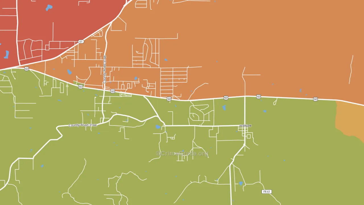 85940, AZ Map of Drug-Related Crime Rates