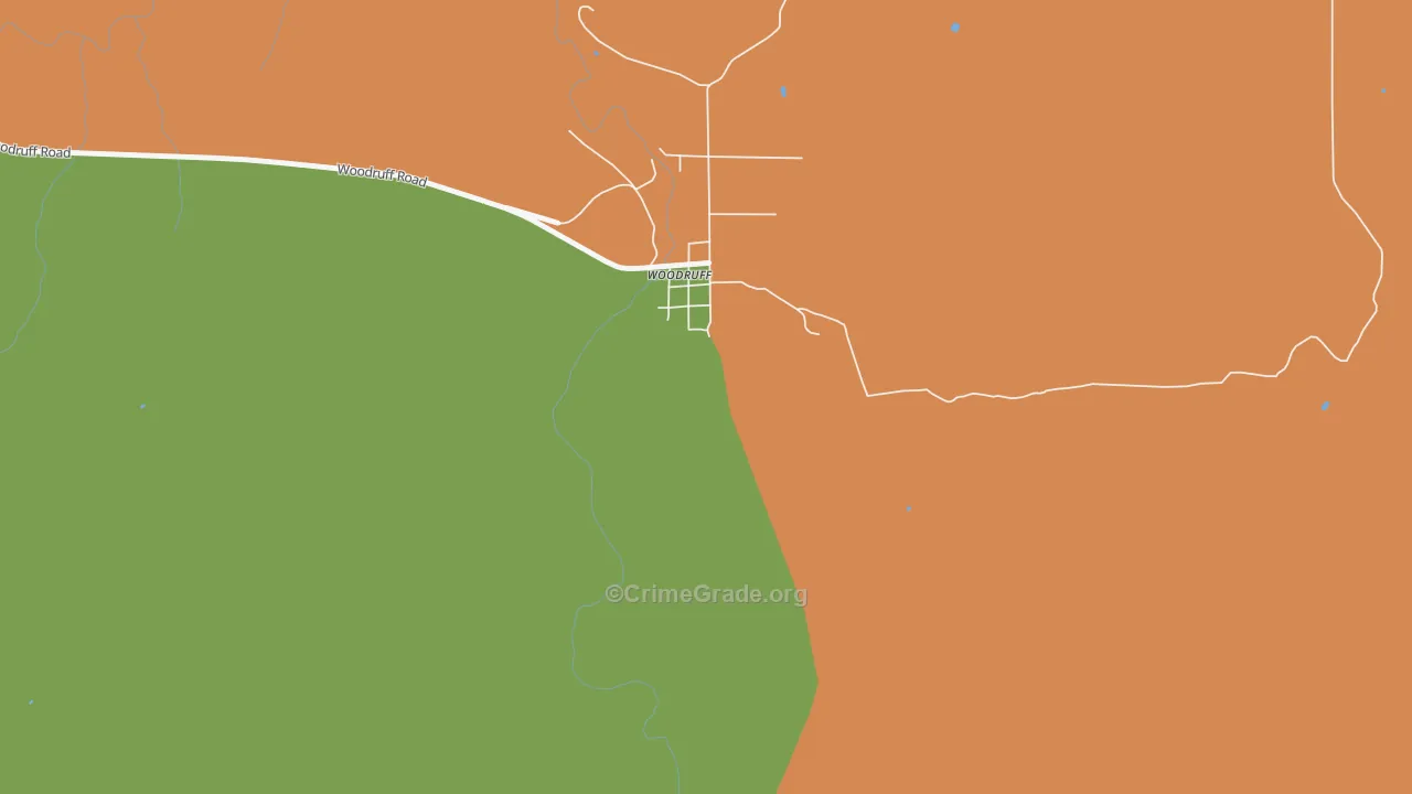 85942, AZ Map of Drug-Related Crime Rates