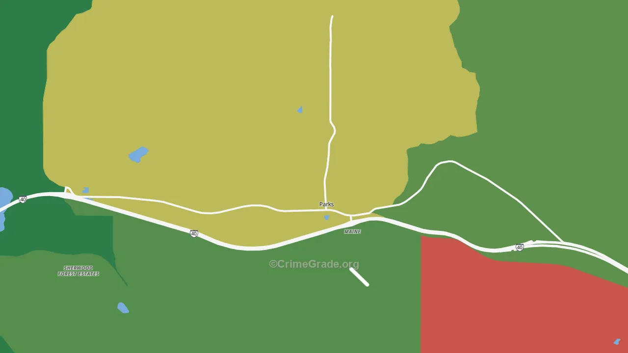 86018, AZ Map of Drug-Related Crime Rates