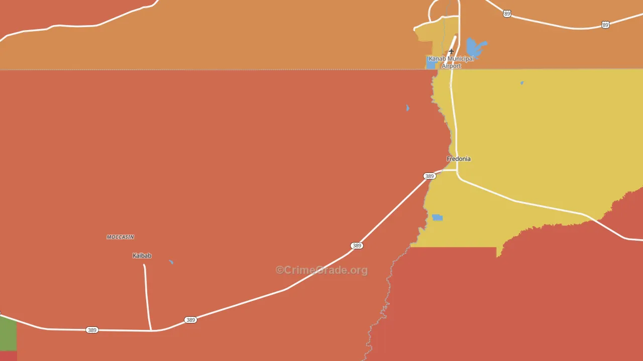 86022, AZ Map of Drug-Related Crime Rates