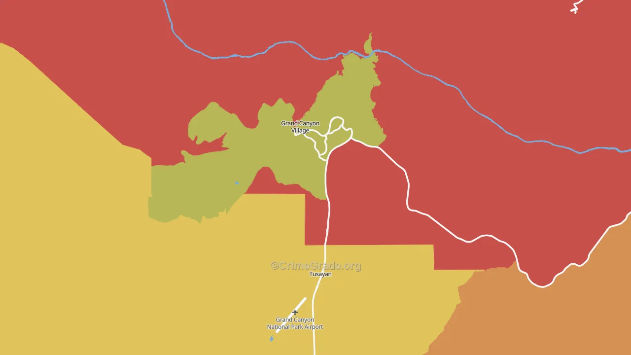 86023, AZ Map of Drug-Related Crime Rates
