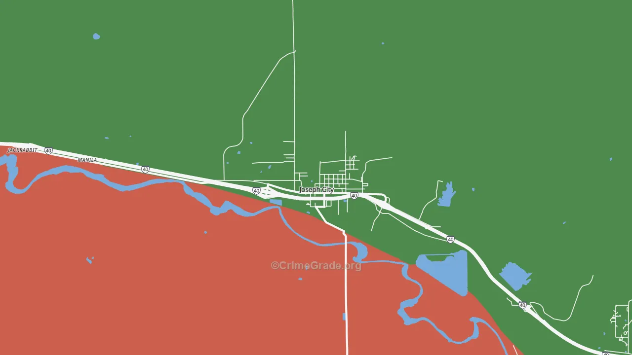 86032, AZ Map of Drug-Related Crime Rates