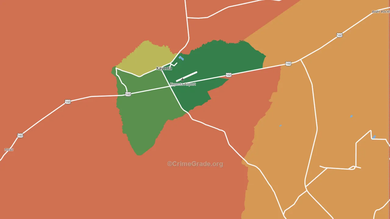 86033, AZ Map of Drug-Related Crime Rates