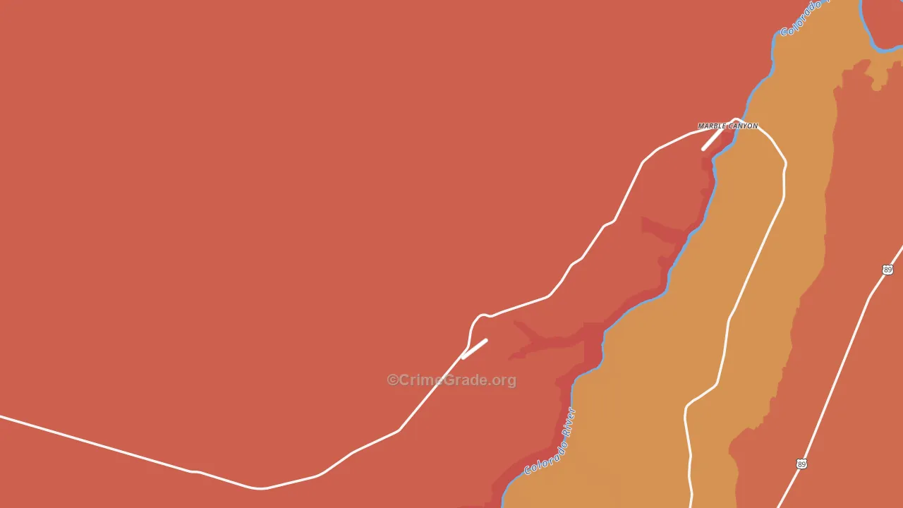86036, AZ Map of Drug-Related Crime Rates