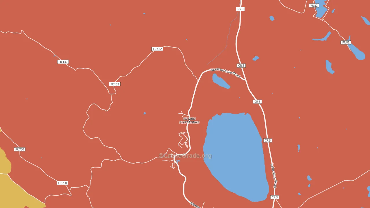 86038, AZ Map of Drug-Related Crime Rates