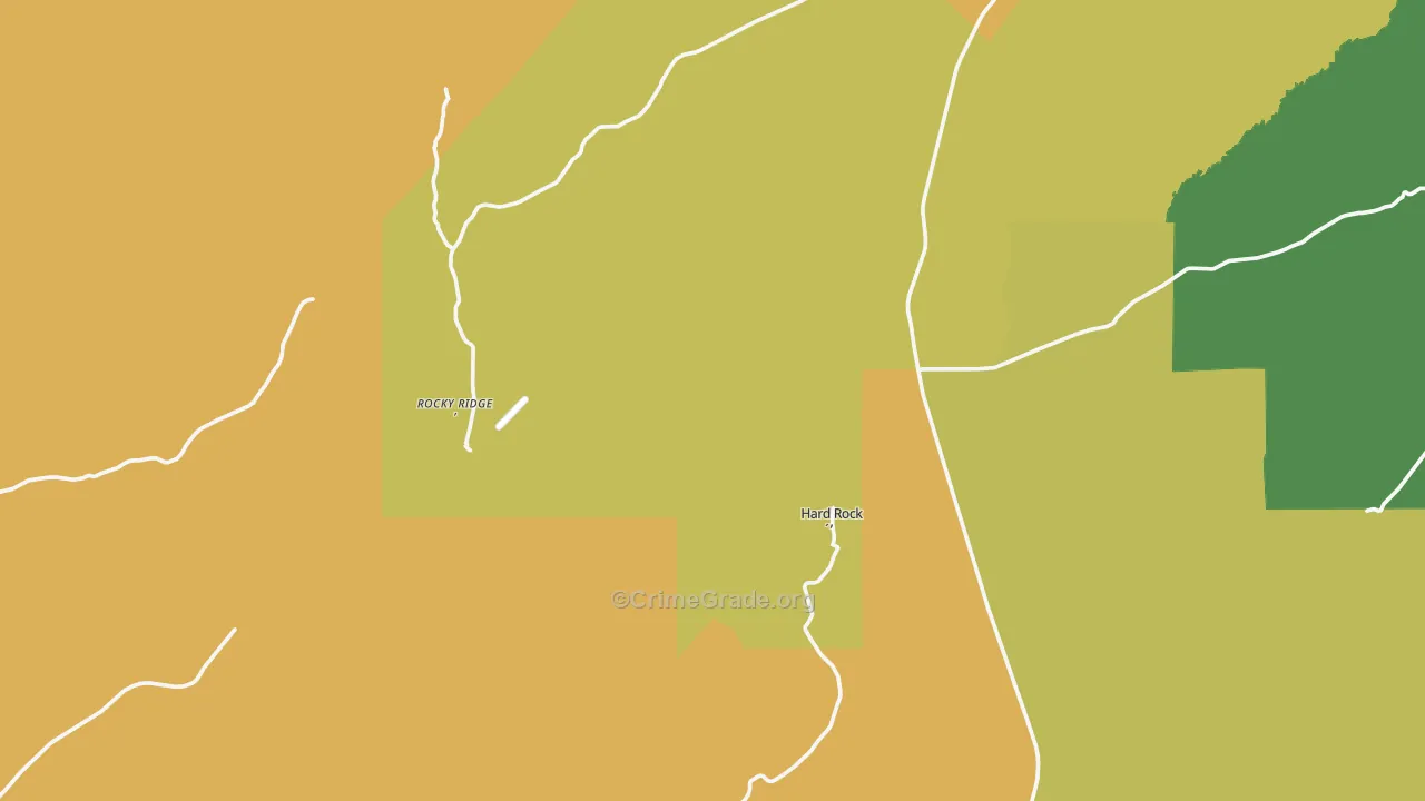 86039, AZ Map of Drug-Related Crime Rates