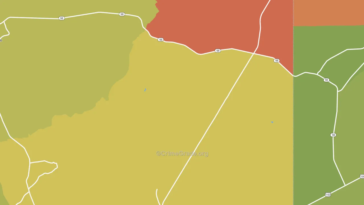 86044, AZ Map of Drug-Related Crime Rates