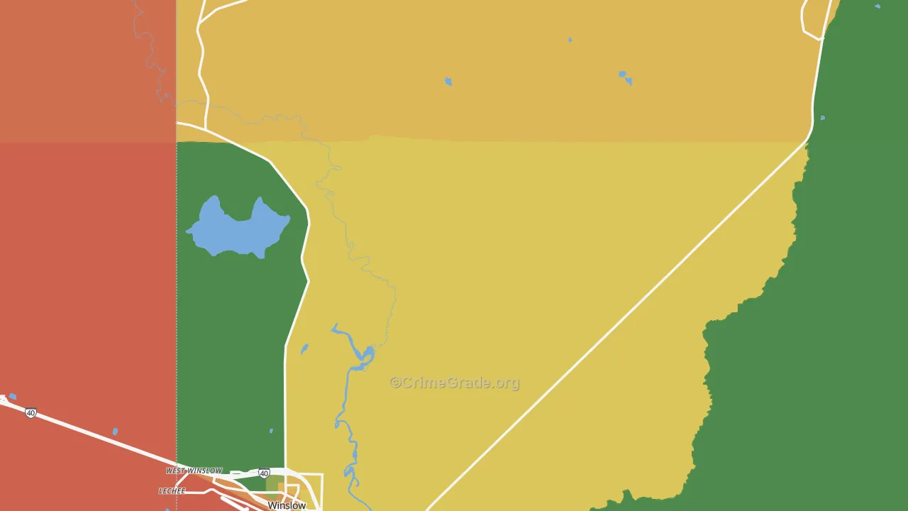86047, AZ Map of Drug-Related Crime Rates