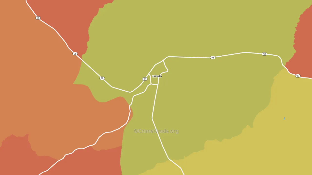 86053, AZ Map of Drug-Related Crime Rates