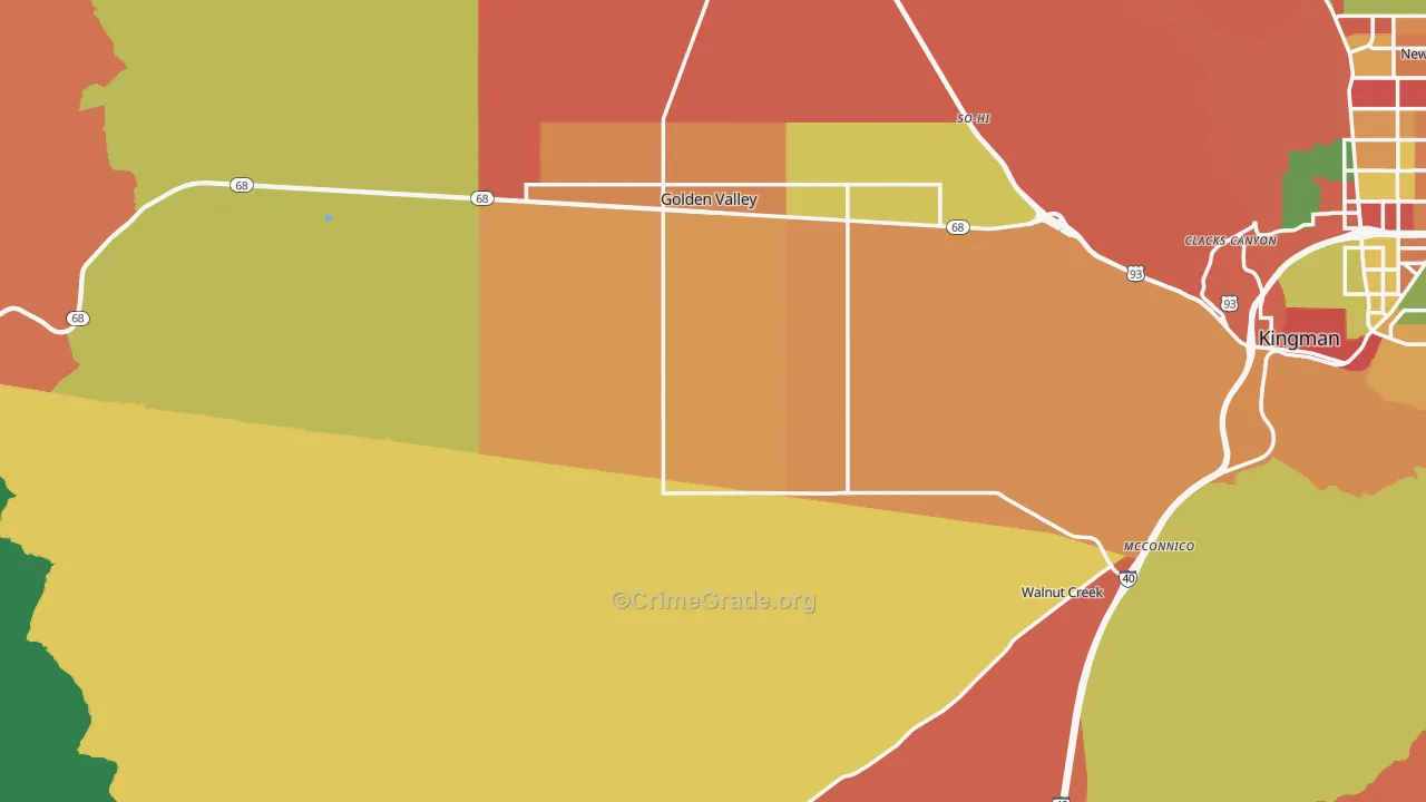 86413, AZ Map of Drug-Related Crime Rates