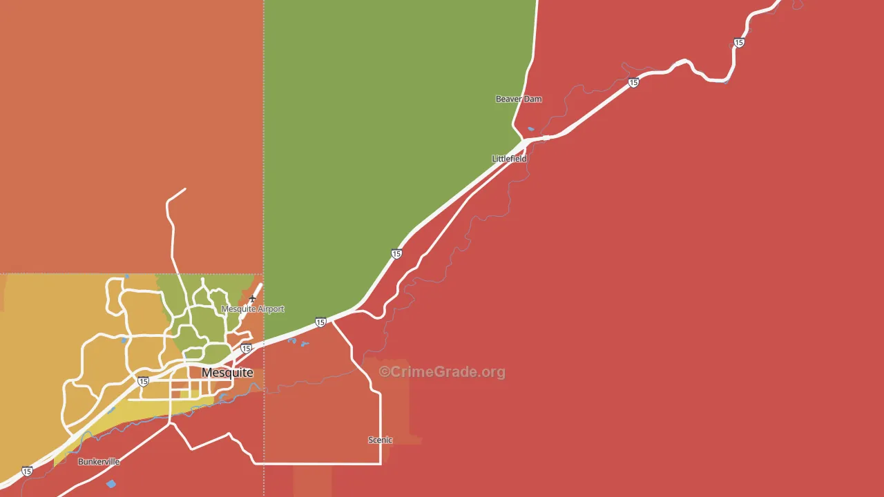 86432, AZ Map of Drug-Related Crime Rates