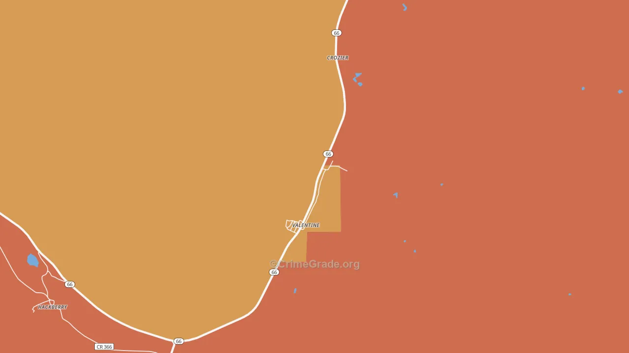 86437, AZ Map of Drug-Related Crime Rates