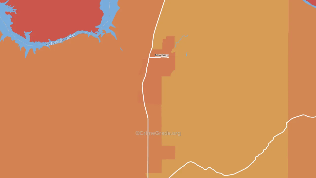 86444, AZ Map of Drug-Related Crime Rates