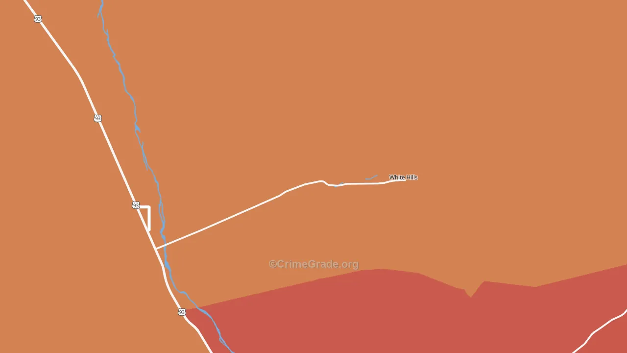 86445, AZ Map of Drug-Related Crime Rates