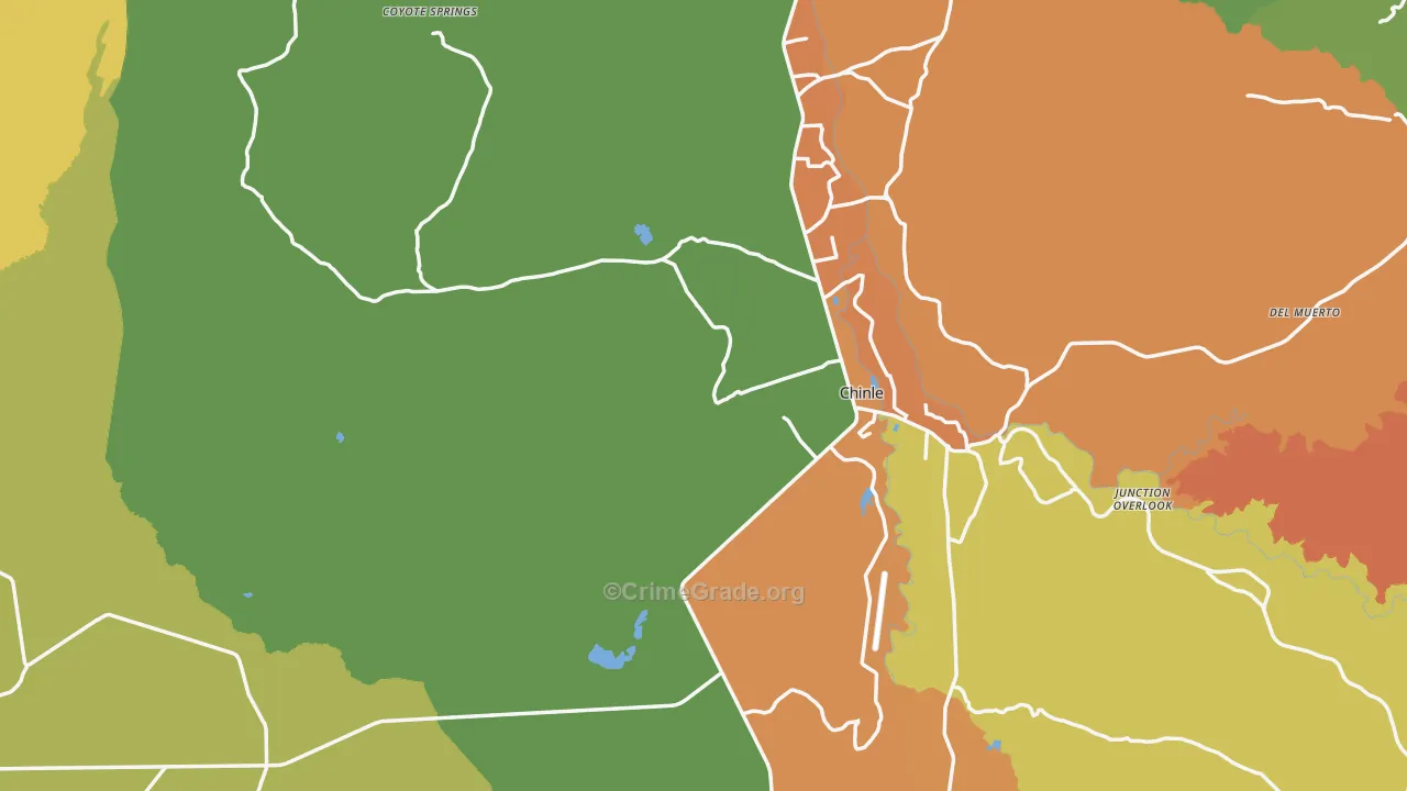86503, AZ Map of Drug-Related Crime Rates