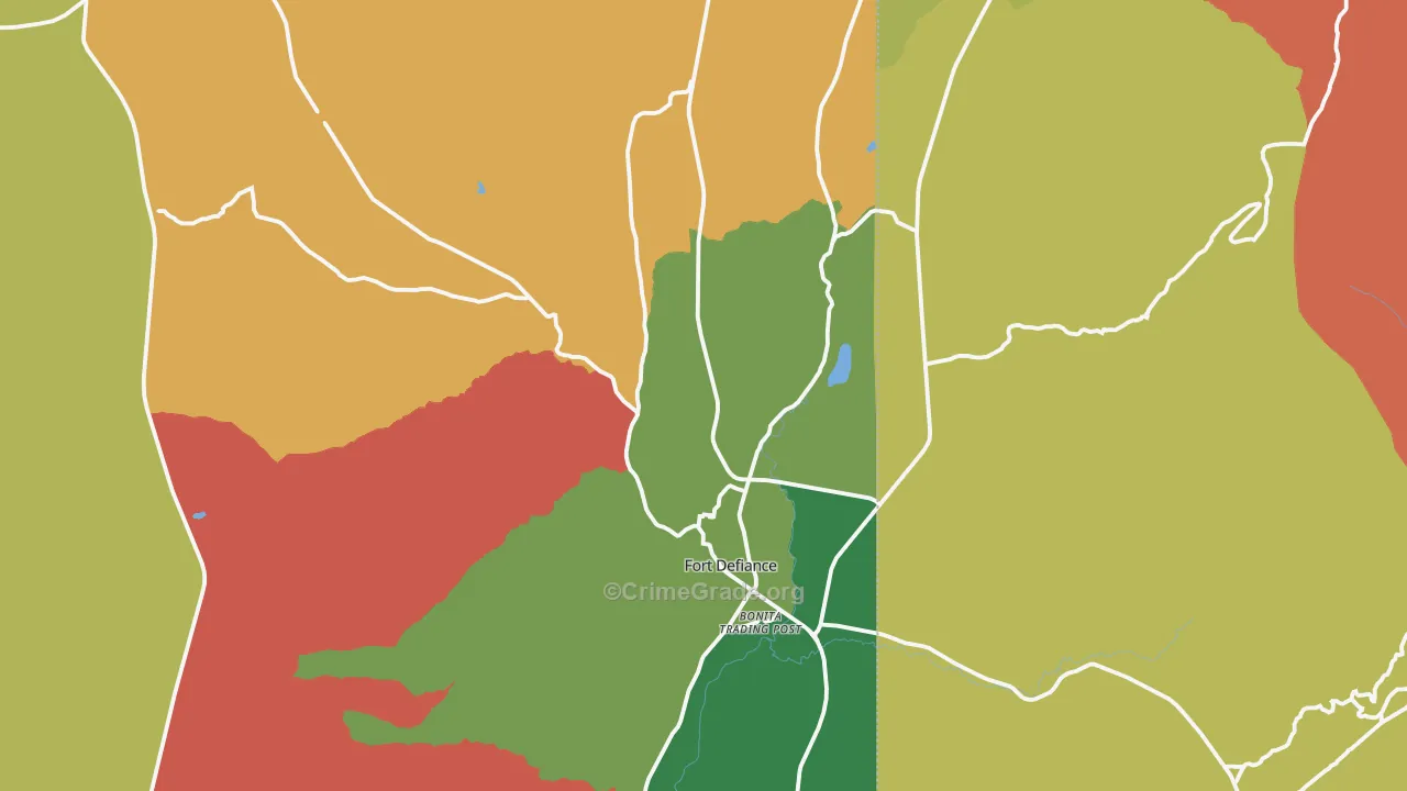 86504, AZ Map of Drug-Related Crime Rates