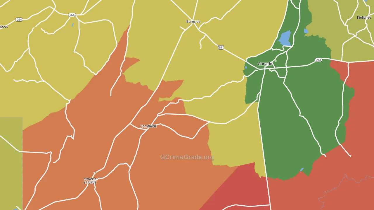 86505, AZ Map of Drug-Related Crime Rates