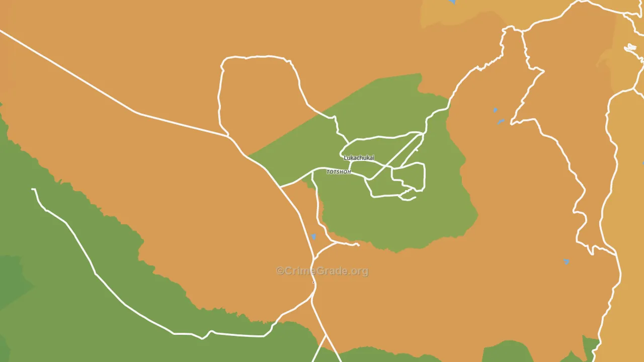 86507, AZ Map of Drug-Related Crime Rates