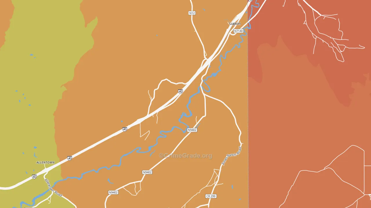 86508, AZ Map of Drug-Related Crime Rates