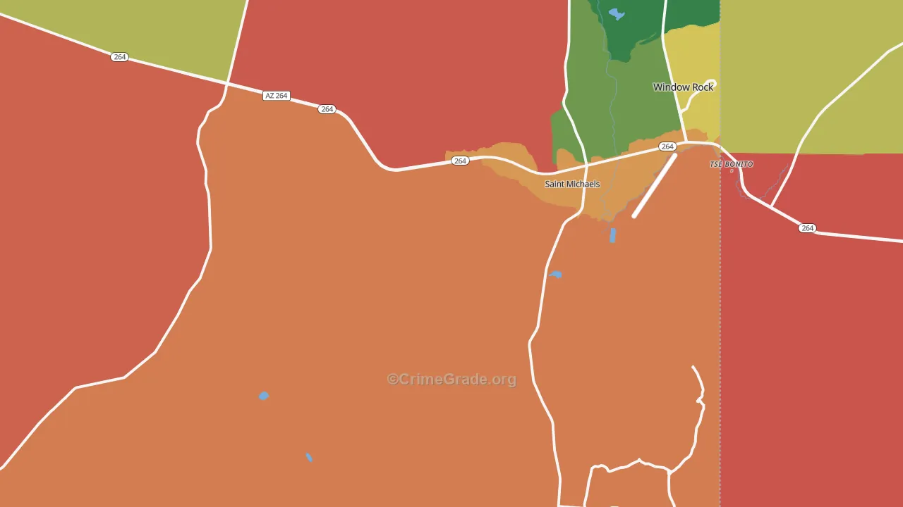 86511, AZ Map of Drug-Related Crime Rates